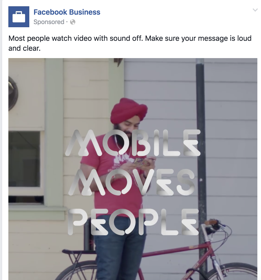 Facebook for Business Ad